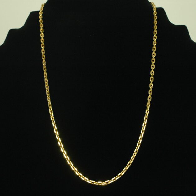 14K gold anchor chain.