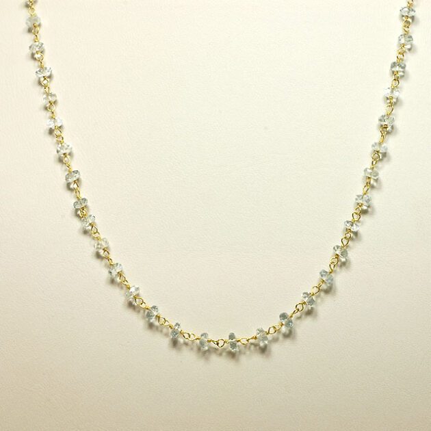 Aquamarine necklace