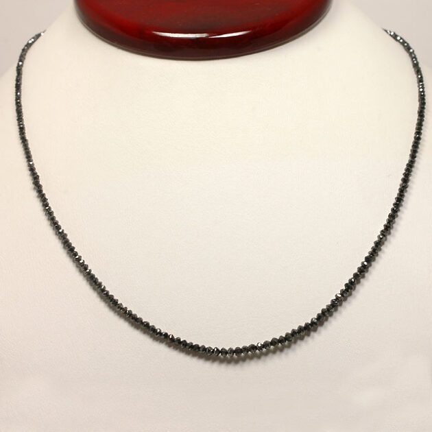 Black diamond necklace