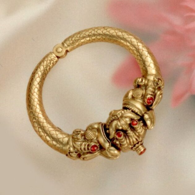 18th C. Repousse Makara Bracelet