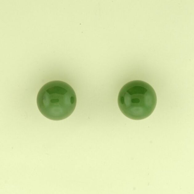 8mm Jade Studs