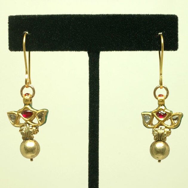 Antique gold earrings