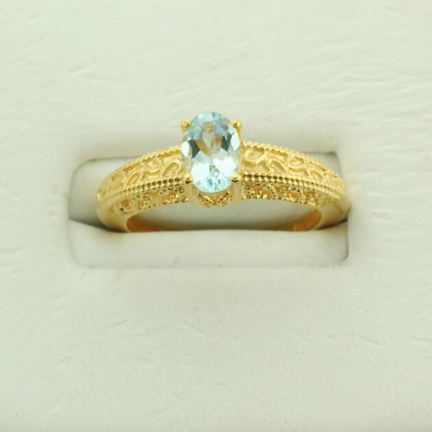 Aquamarine ring