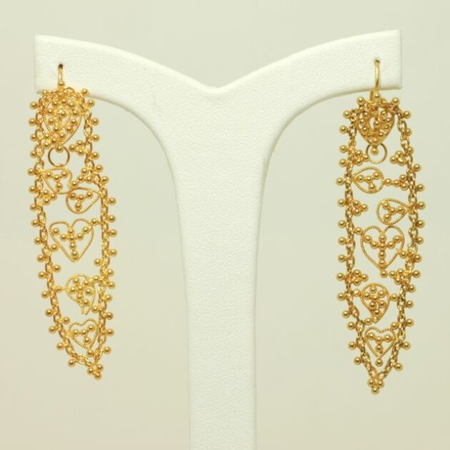 22K Gold Designer Earrings