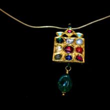 Ruby Necklace with Ruby Pendant on 22k Gold Ruby Necklace with Ruby Pendant on 22k Gold