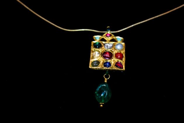 Ruby Necklace with Ruby Pendant on 22k Gold Ruby Necklace with Ruby Pendant on 22k Gold