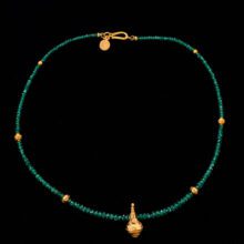 Gold and Emerald Necklace