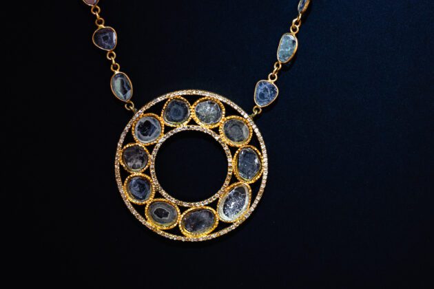 lotus-luxury-designer-jewelry-130 Flat Diamond Pendant and Necklace