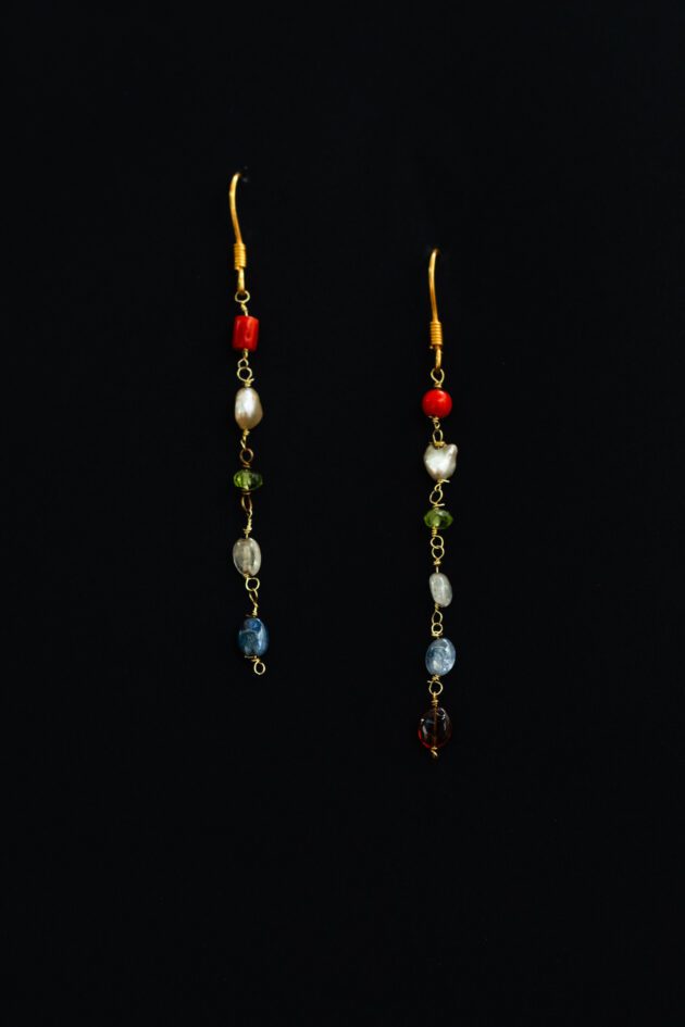 Navaratna Necklace & Earrings Set