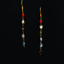 Navaratna Necklace & Earrings Set Navaratna Necklace & Earrings Set