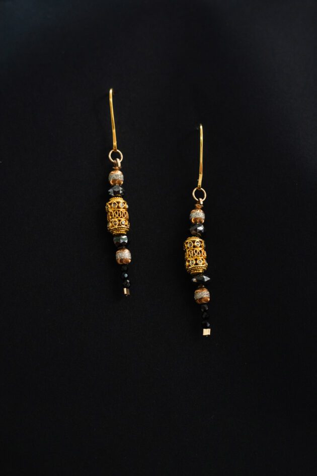 18k Yellow Gold Lariat Necklace and Earrings 18k Yellow Gold Lariat Necklace and Earrings