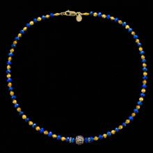 Faceted Lapis Designer Necklace Faceted Lapis Designer Necklace