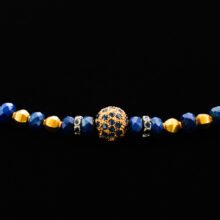 Faceted Lapis Necklace and Earrings Set