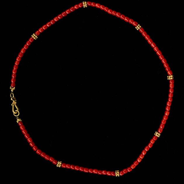 Red Mediterranean Coral Necklace