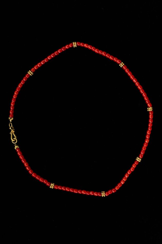 Red Mediterranean Coral Necklace