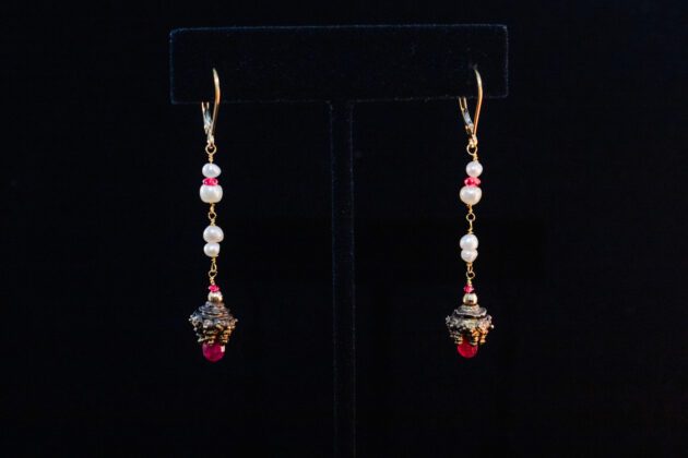 lotus-luxury-designer-jewelry-261 Antique ruby earrings