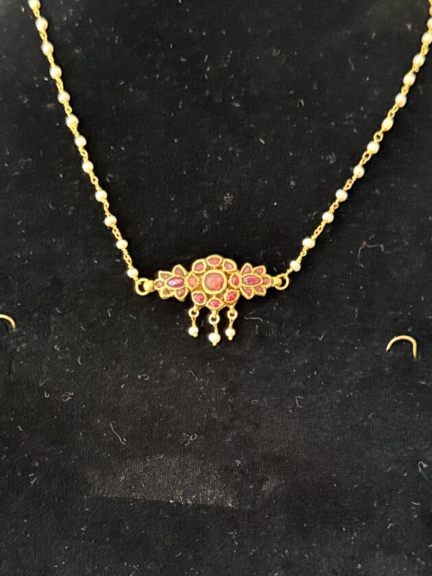 Kunden Ruby set Pendant necklace