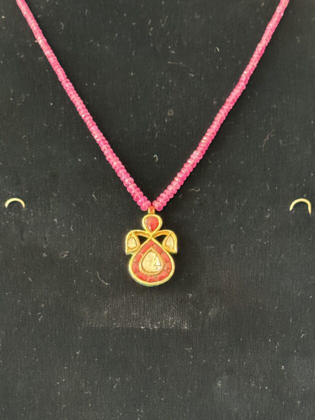 Ruby Diamond Pendant Necklace Ruby Diamond Pendant Necklace